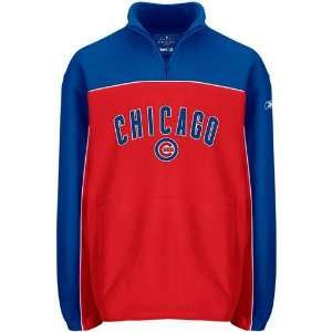  Reebok Chicago Cubs Red Scrimmage Fleece Sweatshirt 