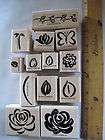 Stampin Up Rose Rhapsody Stamps Set of 13
