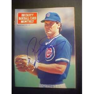  Ryne Sandberg Chicago Cubs Autographed August 1990 Beckett 