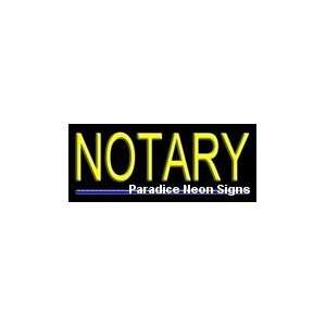  Notary Neon Sign 10 x 24