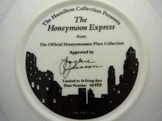 Hamilton Collection The Honeymooners Plate Collection #8 The Honeymoon 