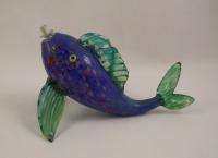 Thames Art Glass Fish Oil Lamp  
