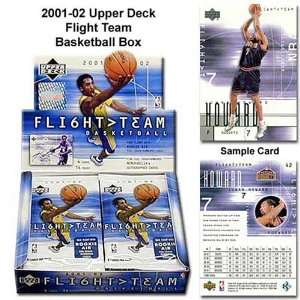    Upper Deck NBA 2001 02 Flight Team Unopened Box