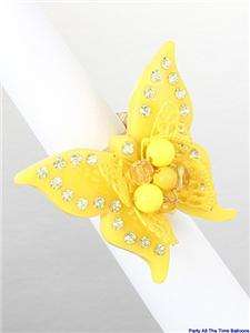 JERSEYLICIOUS STYLE HUGE BUTTERFLY RIGHT HAND RING  