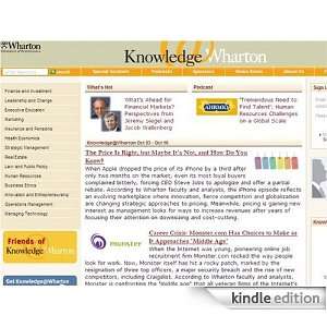  Knowledge@Wharton Kindle Store