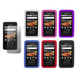 Premium Samsung Galaxy Prevail Silicone Case with Screen Protector 