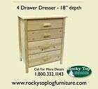 Drawer Dresser (18),Cedar Rustic Log Furniture Chest