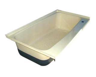 RV Bath Tub Base Floor Pan Right Hand Drain   TU600RHCW  