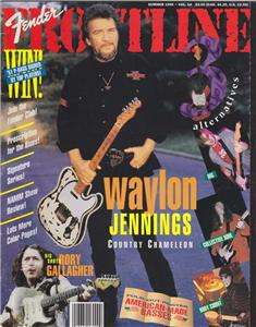 FENDER FRONTLINE MAGAZINE   VOL. 16   SUMMER 1995   WAYLON JENNINGS 