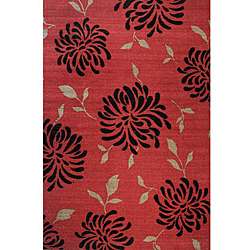   Collection Stardust Floral Paprika Rug (45 x 69)  