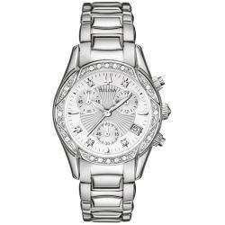 Bulova Womens Diamond Accent Chronograph Watch  