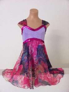 Stunning Butterfly Lyrical Dress/Bow Dance Costumes New  