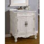 Bella Antique White Bathroom Vanity/ Cabinet  