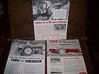 Ford Hay Rake Subsoiler & Reversible Scoop Brochures