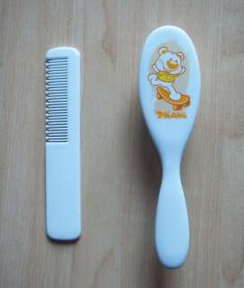 RK Baby White Soft Hair Brush And Comb Gift Set 2 Pcs  