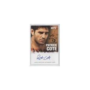  2010 Topps UFC Autographs #FAPCO   Patrick Cote Sports 