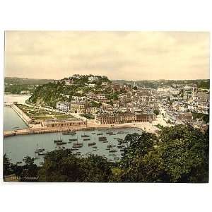  From the hill,Torquay,England,1890s
