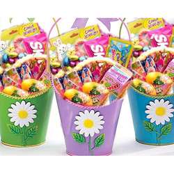Daisy Pail Easter Candy Gift Basket  