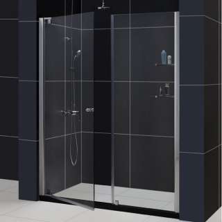 Elegance Collection Shower Door for 56.25 to 58.25 inch Width Range 