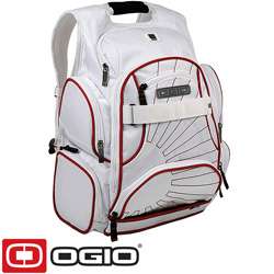 OGIO Legend White/ Fire Skate Backpack  