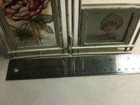 Distressed Stain Glass Look Picture Frame&Votive Holder  