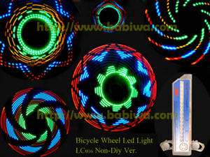 Genuine Luxury Bike Bicycle Tire Tyre Spoke Wheel Flash Light Safety 