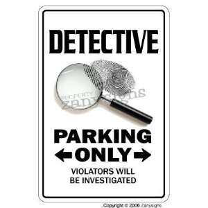   ~Novelty Sign~ parking signs private eye gift Patio, Lawn & Garden