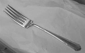 National Silver fork marked 824136 unknown pattern  