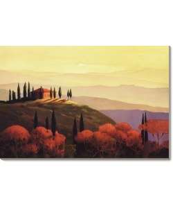 Max Hayslette Tuscan Sunrise Canvas Art  