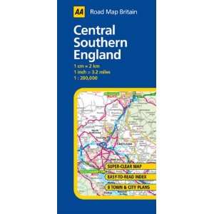  Central and Southern England (Road Map 02) (9780749543853 