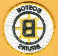 Old 70s issue Boston Bruins 3 inch Embroidered Patch   Warehoused 