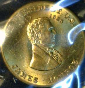   Monroe MINT VER #1 Commemorative Bronze Medal   Token   Coin  