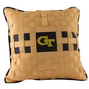 Georgia Tech Yellow Jackets Square Pillow  Sports 