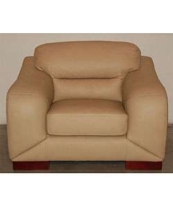 Madison Wheat Brown Leather Chair  
