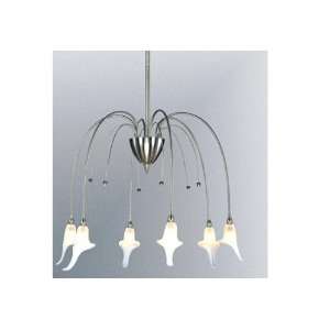  Chandeliers Luminescent Lily 6 Light Chandelier