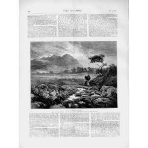    1874 Waterlow Fine Art Landscape Mountains Country