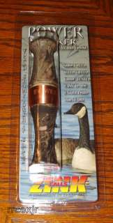 FRED ZINK CALLS POWER CLUCKER PC 1 CANADA GOOSE CALL DUCK BLIND CAMO 