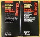 2X GNC Mega Men   Energy & Metabolism 90 Caplets (180 Caplets Total 