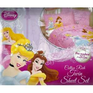  Disney Princess Fairy Tale Dreams Sheet Set Twin Size 