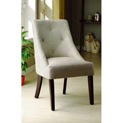 Ivory Aura Leisure Microfiber Dining Chair  