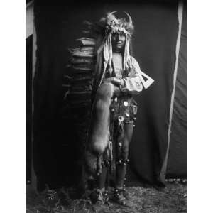 Curtis 1900 Photograph of Iron Breast   Piegan   Antique Photogravure 