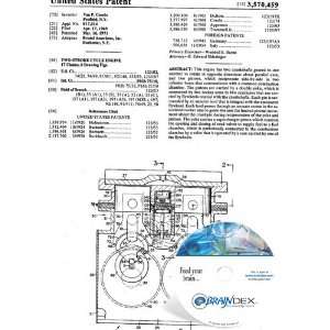  NEW Patent CD for TWO STROKE CYCLE ENGINE 
