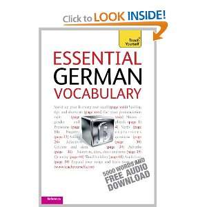  Teach Yourself Essential German Vocabulary (9781444103649 