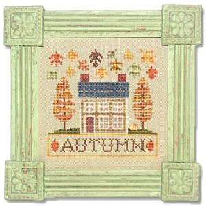    Autumn Cottage Boxer   Cross Stitch Kit Arts, Crafts & Sewing