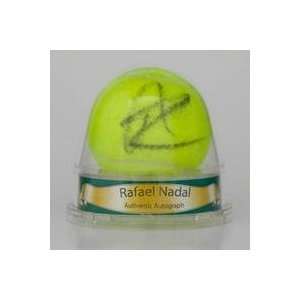   Nadal Autographed Ball   Autographed Tennis Balls 