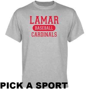    Lamar Cardinals Ash Custom Sport T shirt