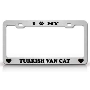  I PAW MY TURKISH VAN Cat Pet Animal High Quality STEEL 
