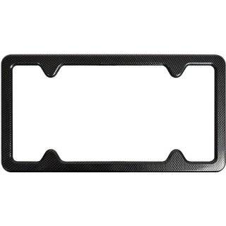 Custom Accessories 92820 Carbon Fiber License Plate Frame with Bracket