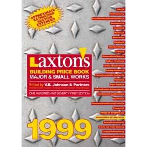  Laxtons Building Price Book 1999 Major and Small Works 