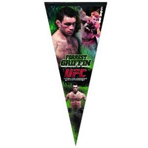 UFC Mixed Martial Arts Forrest Griffin Premium Quality Pennant 17 by 